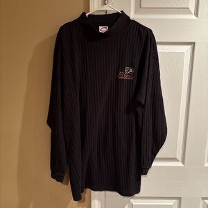 Vintage Philadelphia Flyers Cadre Athletic Turtleneck Men’s Large Black